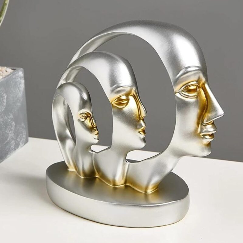 Home Decor showpiece- Modern Art Man face showpiece for Living Room | Home Decor Items