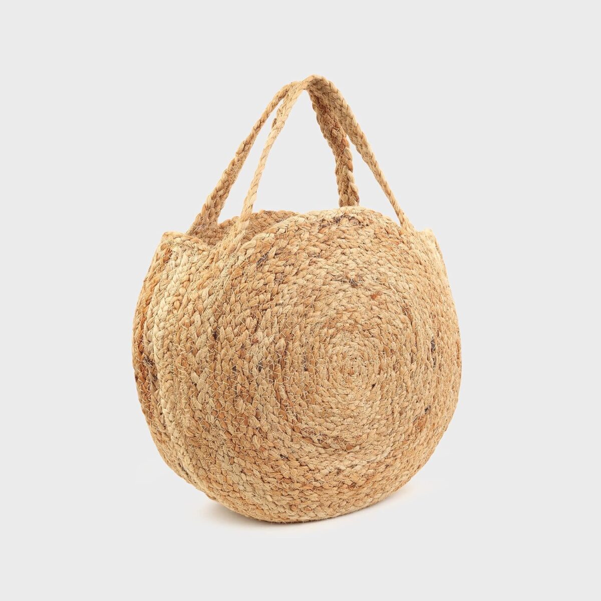 Tote Bag | Jute Hand Bag | Round Tote Bag | Beach Bag | Woven Bag - Image 3