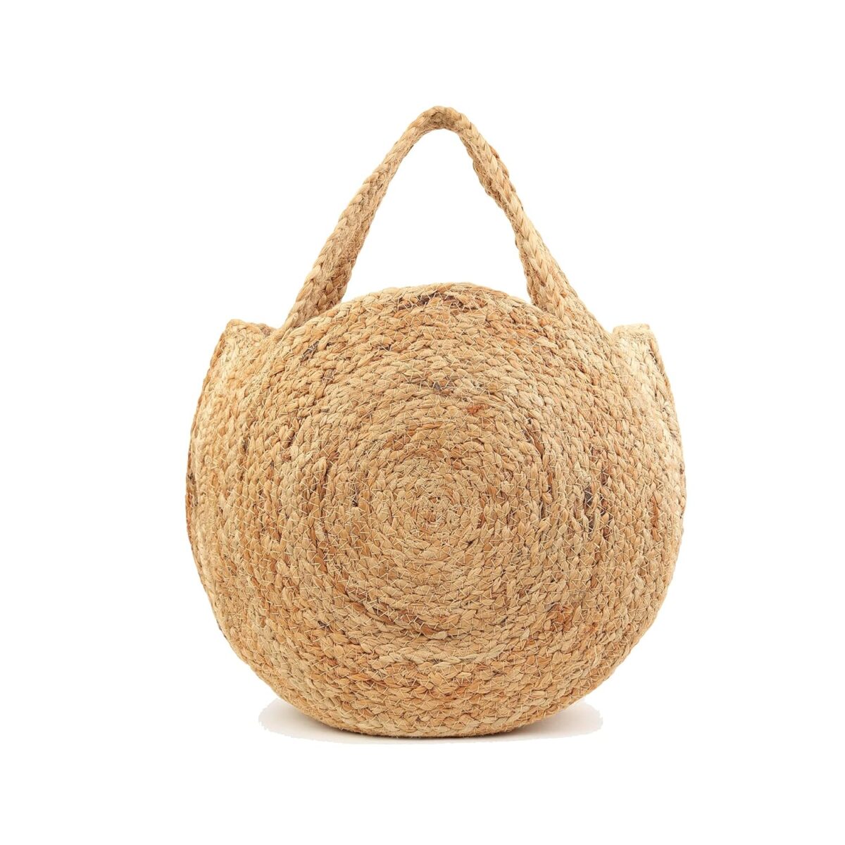 Tote Bag | Jute Hand Bag | Round Tote Bag | Beach Bag | Woven Bag
