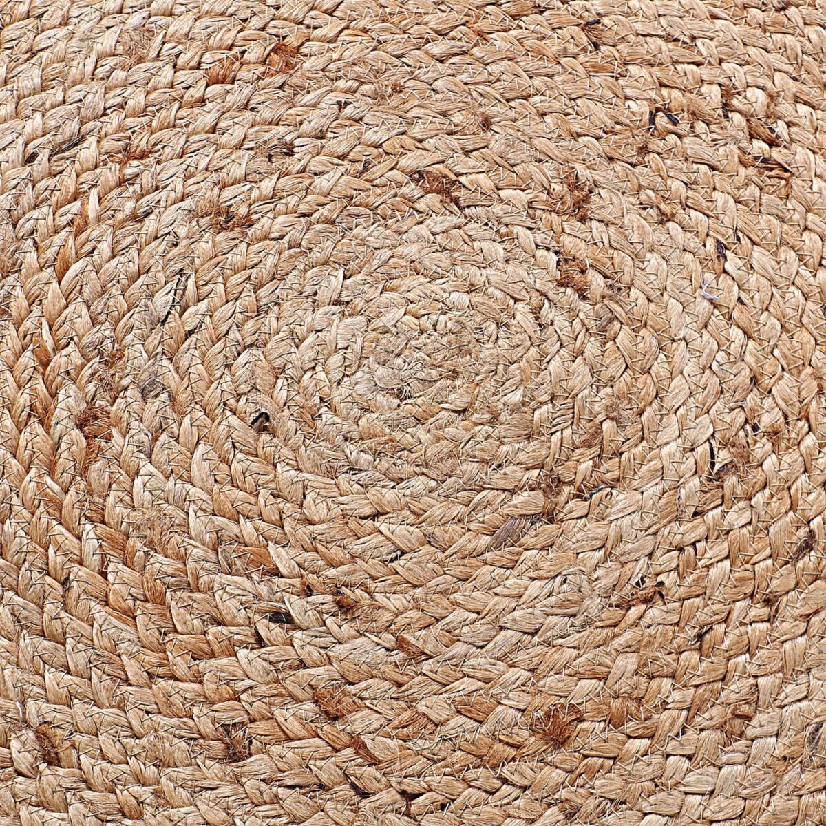 Natural Solid Braided Jute Door mat|Multicolor Circle Border for Bedroom,Living Room,Dining Room - Image 3